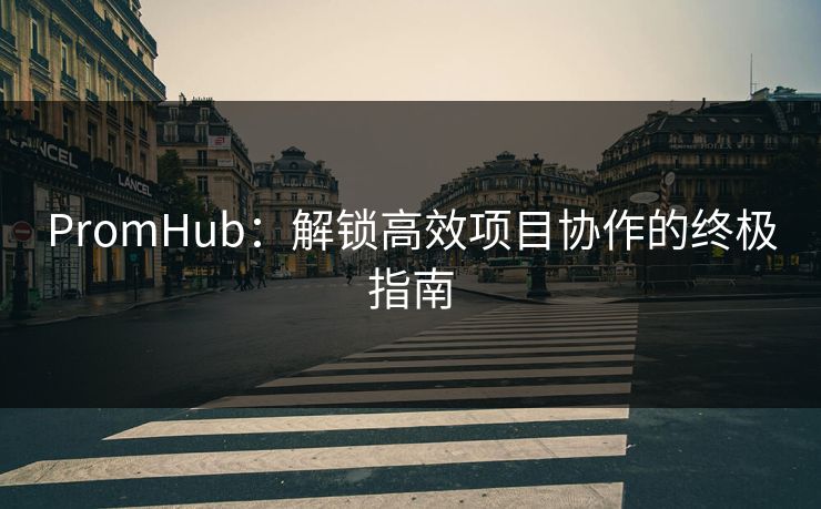 PromHub：解锁高效项目协作的终极指南